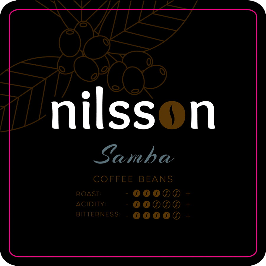  Samba* / Nilsson/ Pupiņas vai malta kafija, cena EUR par 1 kilogramu, no