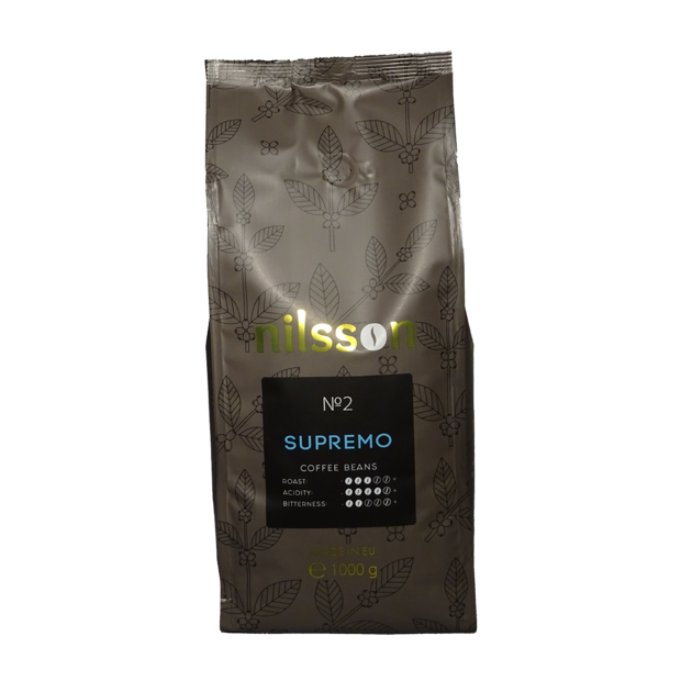 Supremo /Nilsson Veikalu sērija / Kafijas pupiņas 1000 g